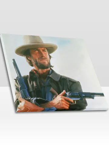 Clint Eastwood Frame Canvas Print, Wall Art Home Decor $24.00