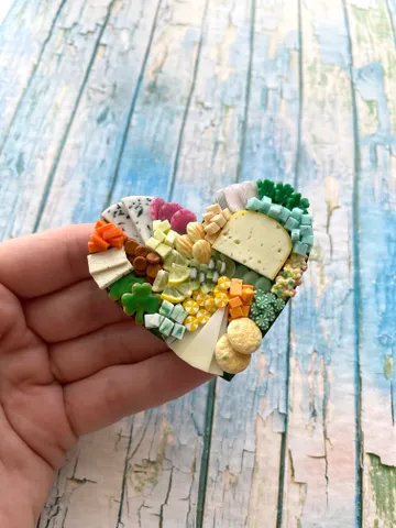 Magnet Miniature St Patrick Day Board with Polymer clay Souvenir $27.00