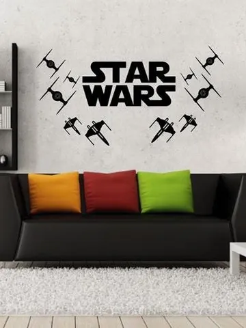Star wars Sign Wall Decal x wings fighters Sticker ik2193 $23.99