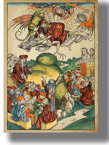 The death of Simon Magus. $21.00