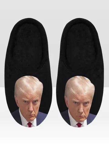 Trump Mugshot Slippers $39.97
