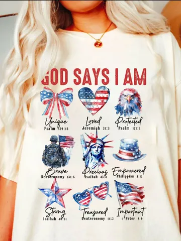 Coquette God Says I Am 4th of July png, 4th of july png, Christian 4th of july png, America png, Blessed png, Independence Day, Png file $3.34