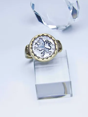 The Leo Ring of Ornstein the Dragonslayer \ Dark Souls signet ring \ Dark Fantasy Jewelry \ Dark Souls inspired jewelry $96.60