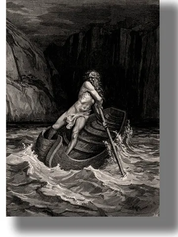 Charon and the River Acheron by Gustave Doré. $22.00