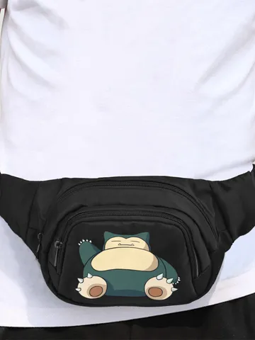 Snorlax Fanny Pack, Waist Bag $39.97