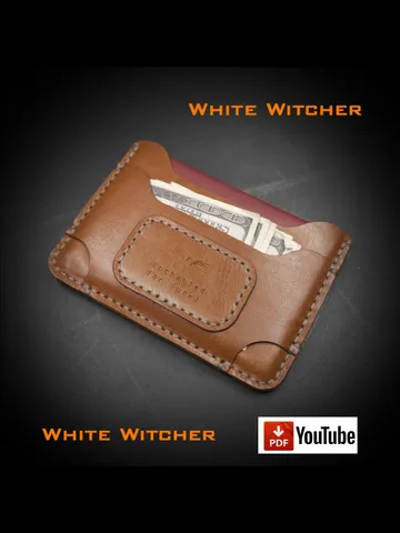 Leather pattern - Passport wallet / auto-document holder.PW13 $5.00