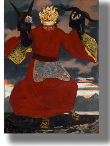 The Shaman. Reproduction in the style of symbolism. $21.00