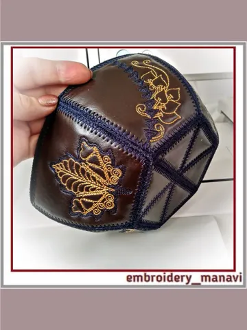 ITH embroidery design fruit or candy vase table decoration $5.00