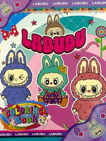 Children's coloring labubu