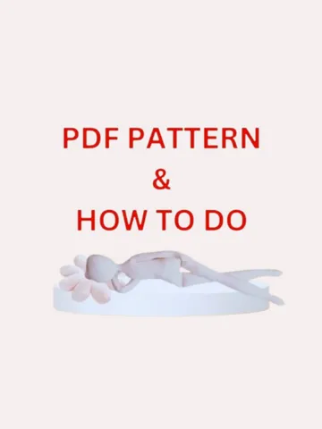 16.5" Blank Cloth Doll Sewing Pattern – PDF Tutorial for DIY Fabric Dolls – Soft Body Rag Doll PDF – Beginner Friendly