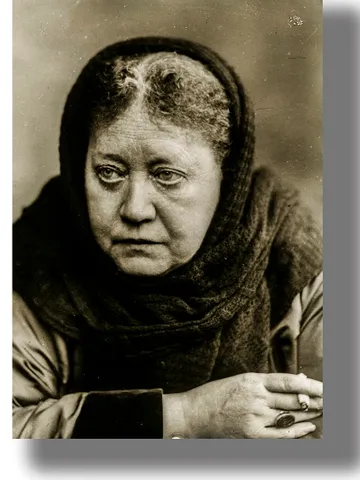 Helena Blavatsky portrait. Theosophic artwork. $21.00