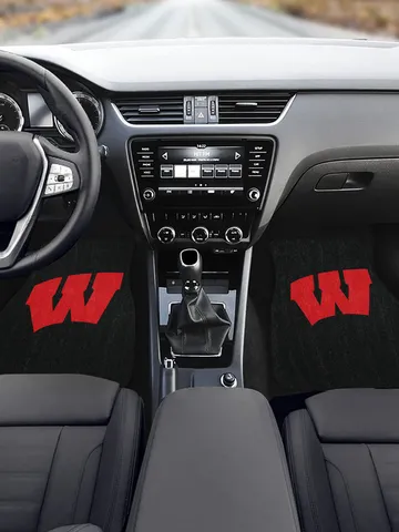 Wisconsin Badgers Front Car Floor Mats Set of 2 $69.97