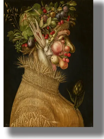 Summer. Psychedelic painting by Giuseppe Arcimboldo. $21.00