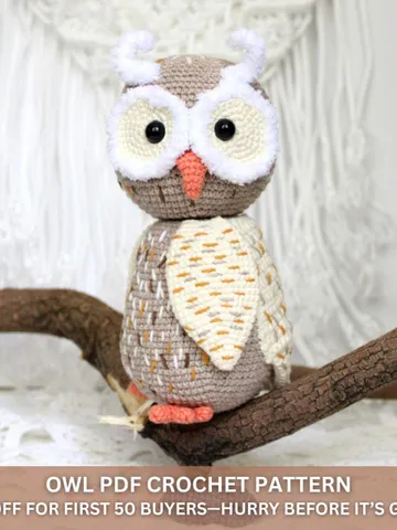 Owl CROCHET PATTERN Amigurumi snowy owl English pattern, Owl Amigurumi, Owl pdf Pattern $2.99