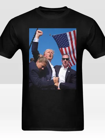 Trump Assasination Shirt, Trump Shot Election $27.00