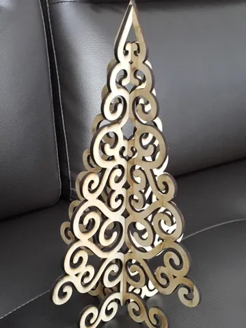 Digital Template Cnc Router Files Cnc Christmas Tree Files for Wood Laser Cut Pattern $6.50