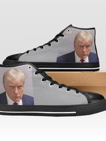 Trump Mugshot Shoes