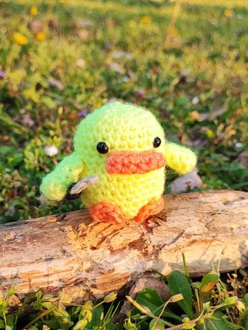 Duck with K-nife $15.00