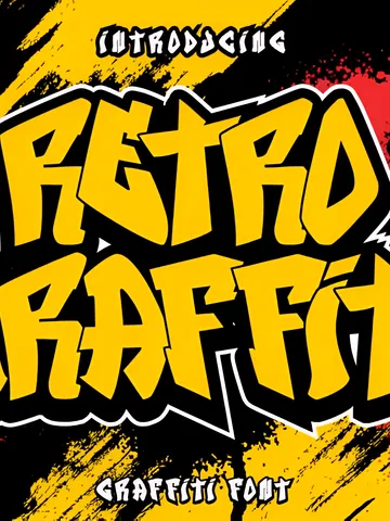 Retro Graffiti Font $0.00