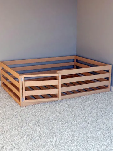 Montessori Floor Bed Plan, Full Size, PDF, DIY $14.95