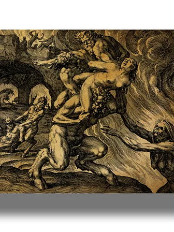Demons torment sinners in Inferno. Hell, Sinners and Devils. $21.00