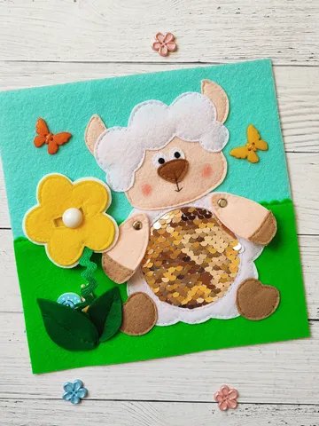 Sheep Quiet book pattern PDF & Tutorial page, Felt activity book pattern, Farm Quiet book svg, Sensory toys, Felt sewing pattern toddler $5.84