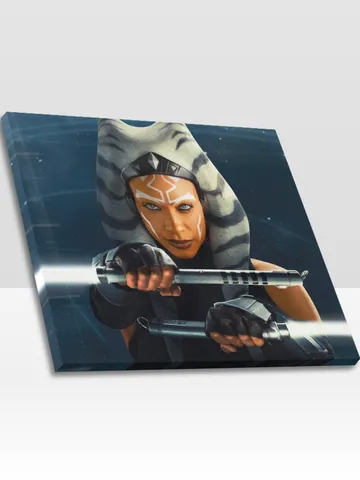Ahsoka Tano Frame Canvas Print, Wall Art Home Decor $24.00