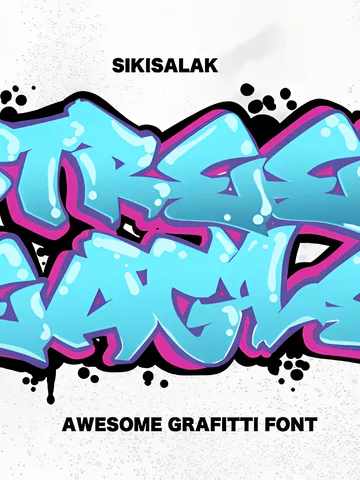 Street Eagle Graffiti Font $0.00