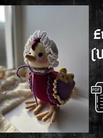 PDF Crochet Easter Chicken and Chicks Pattern, Amigurumi Chick Pattern, Crochet Easter Pattern, Crochet Chick, Amigurumi animal Crochet bird $11.20