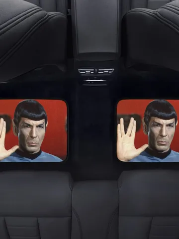Star Trek Spock Back Car Floor Mats Set of 2 $54.00