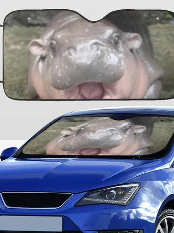 Moo Deng Car Sunshade $48.00
