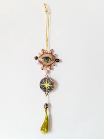 Stained glass ornament, Glass home décor