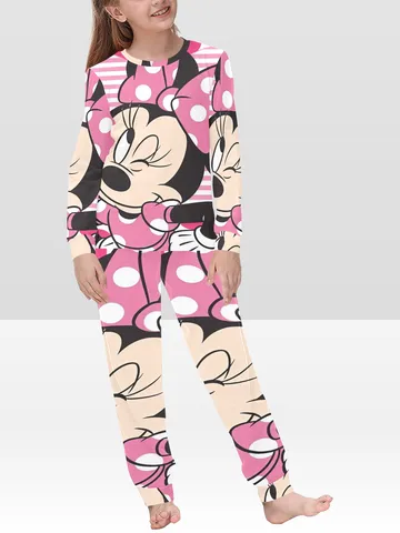 Minnie Mouse Kids Girls Pajamas Set, PJ Set pajama loungewear sleepwear $72.00