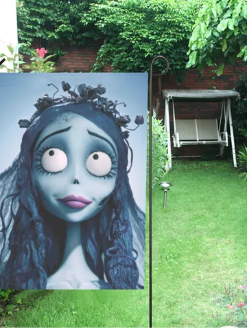 Corpse Bride Garden Flag (Two Sides Printing, without Flagpole) $24.97
