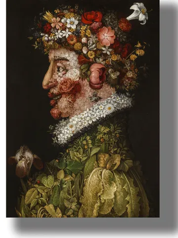 Seasons. Spring. Surreal artwork from the Baroque era. $21.00