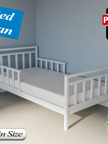 Toddler Bed Plan, Twin Size, PDF, DIY $14.95