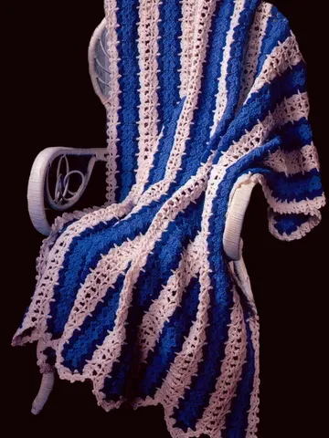 Blue Breeze Afghan Vintage Crochet Pattern 268 $2.50