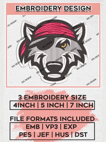 MiLB Erie SeaWolves Embroidery Design Files, MiLB Erie SeaWolves Logo, Minor League Baseball Logo Embroidery Designs, MiLB embroidery designs, Machine embroidery designs, Digital Download $6.99