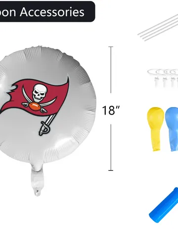 Tampa Bay Buccaneers Foil Balloon $24.00