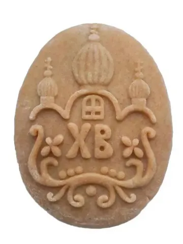 Egg Embossed cookie mold, cookie cutter, wooden mold, Wooden stamp stamp for gingerbread cookies springerle stamp $39.00