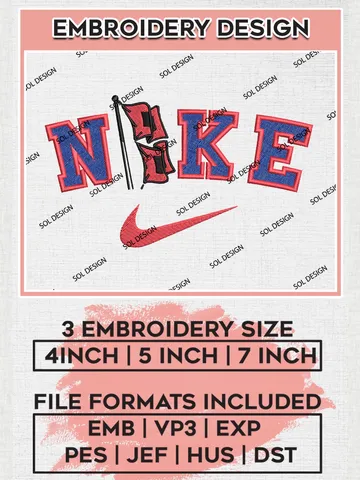 Nike Tulsa Golden Hurricane Machine Embroidery Design, NCAA Tulsa Golden Hurricane Embroidery Design Design files, NCAA Embroidery Designs, NCAA Machine Embroidery Designs, Digital Download