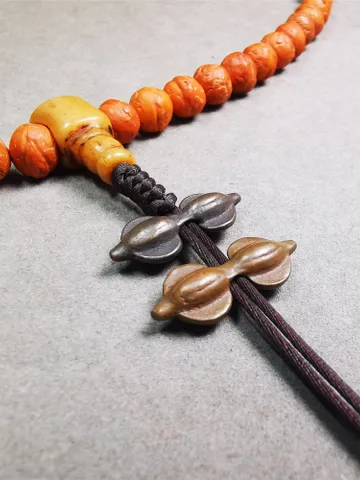 Gandhanra Handmade Tibetan Amulet,Vajra Pendant for Mala,Bag Hanging,Prayer Bead Accessories,0.88" × 0.36" $12.99