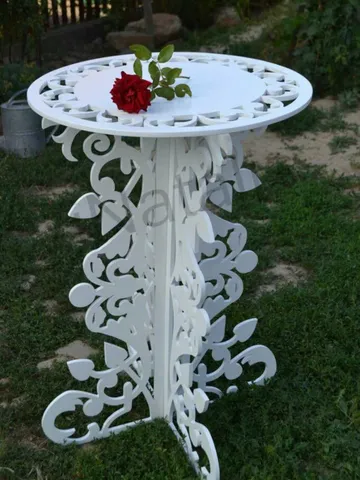 Digital Template Cnc Router Files Cnc Wedding Table Files for Wood Laser Cut Pattern $7.50
