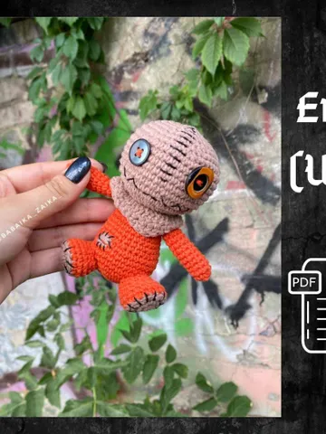 PDF Crochet Voodoo, Creepy Sam doll, Amigurumi voodoo, Voodoo Accessory, Halloween Crochet Pattern, Voodoo Doll Crochet Pattern, Crochet Sam $9.50