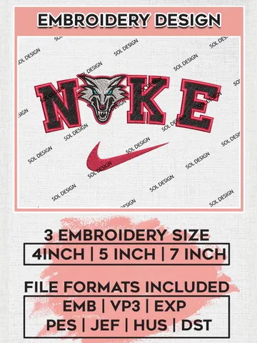 Nike New Mexico Lobos Machine Embroidery Design, NCAA New Mexico Lobos Embroidery Design Design files, NCAA Embroidery Designs, NCAA Machine Embroidery Designs, Digital Download