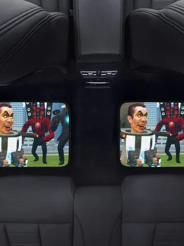 skibidi toilet Back Car Floor Mats Set of 2 $54.00