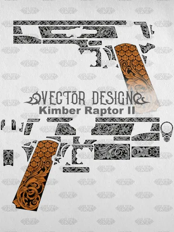 VECTOR DESIGN Kimber Raptor II Scrollwork $100.00
