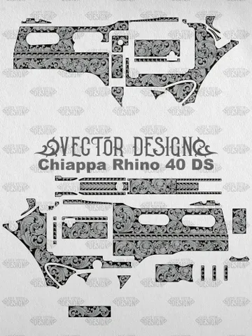 VECTOR DESIGN Chiappa Rhino 40 DS Scrollwork $100.00
