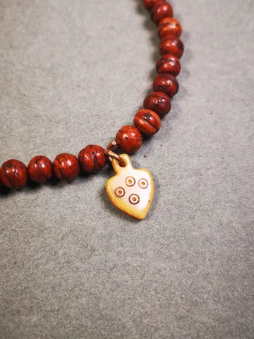 Yak Bone Carved Mantra Dot Mala Pendant,Bead Counter Clip, Prayer Bead Accessories,Gandhanra Tibetan Amulet $19.99