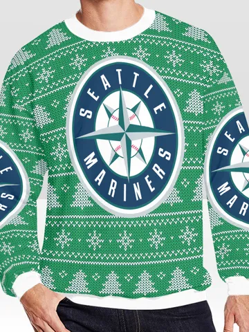 Seattle Mariners Ugly Christmas Sweater, Christmas Sweatshirt $60.00